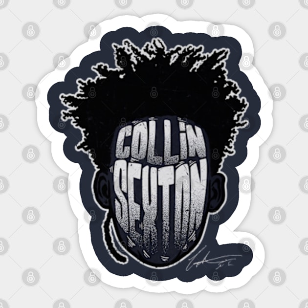 Collin Sexton Toronto Player Silhouette Sticker by danlintonpro